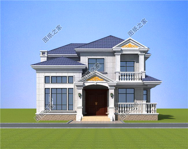 農村120平方二層小樓圖，不用借錢就能建，忍不住推薦