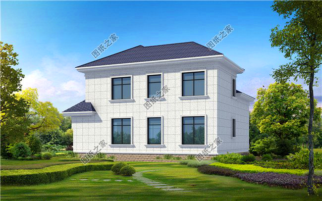 農村120平方二層小樓圖，不用借錢就能建，忍不住推薦