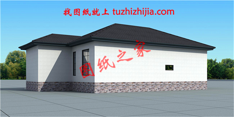 農村四室一廳的平房圖，8萬就能建起，讓你在村里脫穎而出