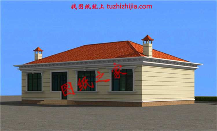 農村四室一廳的平房圖，8萬就能建起，讓你在村里脫穎而出