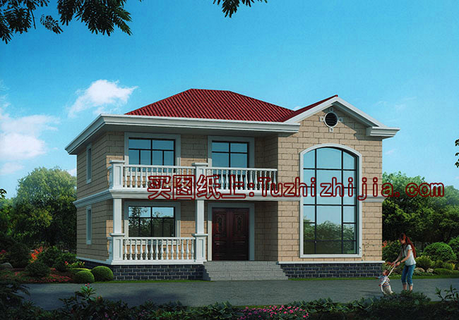 農村簡單大氣二層樓，聽我的，這么蓋你絕對不虧