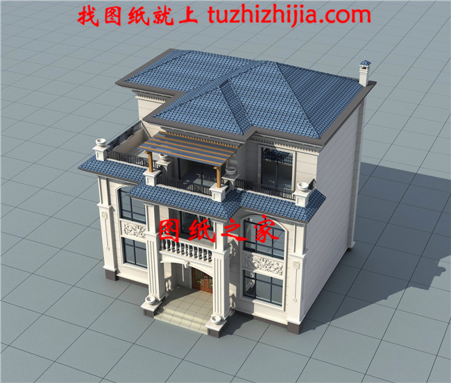 農村新式三層樓圖片，造價最低25萬，做村里最靚的房