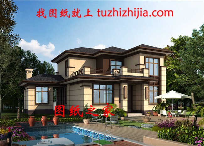 普通二層樓別墅設(shè)計(jì)圖，造價(jià)20萬，2026最新設(shè)計(jì)