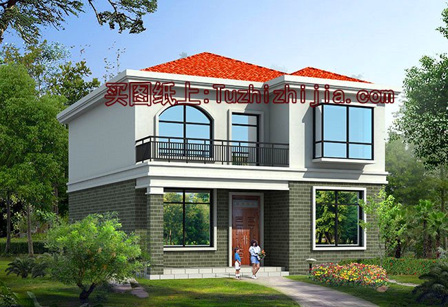 農村二層樓房普通設計圖，造價15萬，真正適合自家的住宅