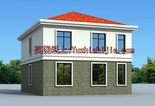 農村二層樓房普通設計圖，造價15萬，真正適合自家的住宅