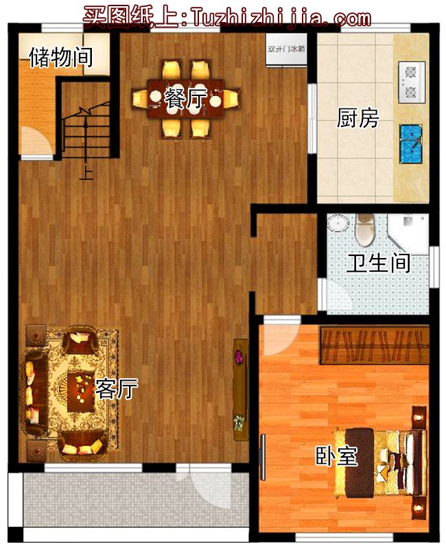 農村二層樓房普通設計圖，造價15萬，真正適合自家的住宅