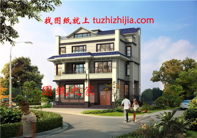 農村自建房三層半實景圖，戶型超實用！