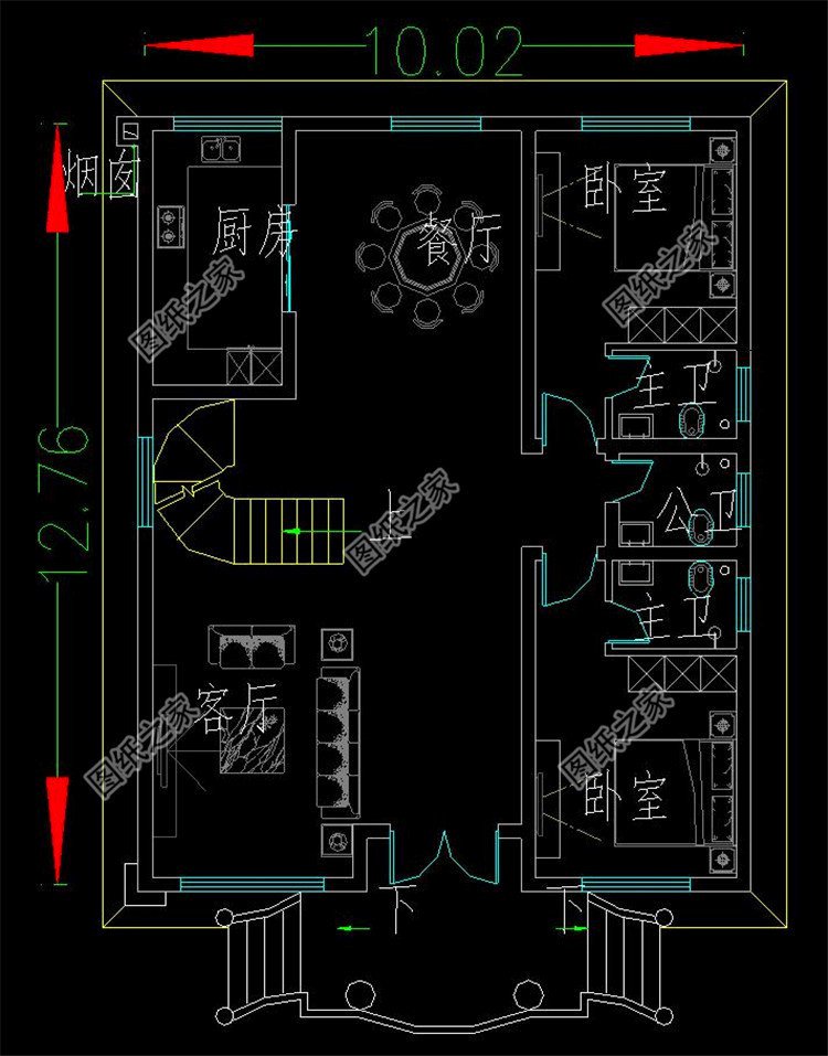 推薦：這四款10×12米三層房屋設(shè)計圖，戶型經(jīng)典耐看