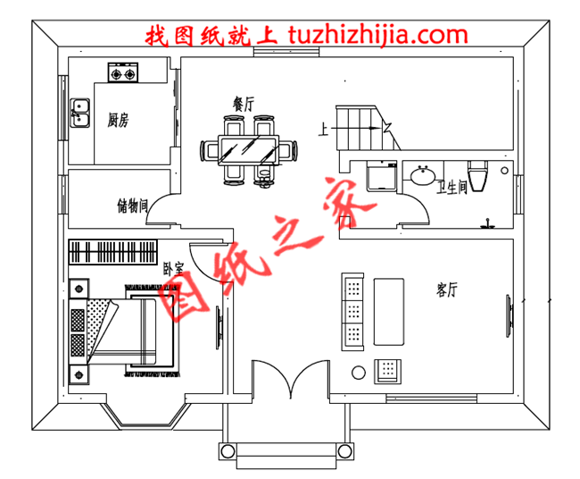 90至100平方兩層房子平面圖，經(jīng)濟實用，親戚朋友見了都說好