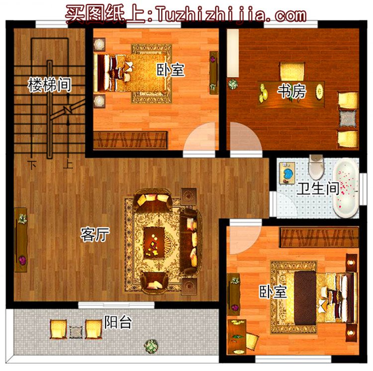 分享5款90平米2層小別墅設計圖，再也不用發愁宅基地小了