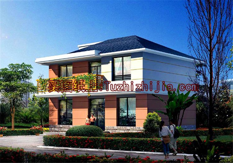 分享5款90平米2層小別墅設計圖，再也不用發愁宅基地小了