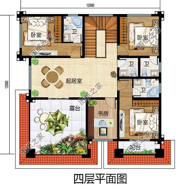 農村三層半自建房外觀圖火爆了朋友圈，經濟實用