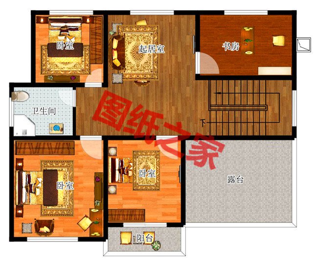 分享5套農村15-20萬二層樓房設計圖，這種設計美呆了，拿走不謝！