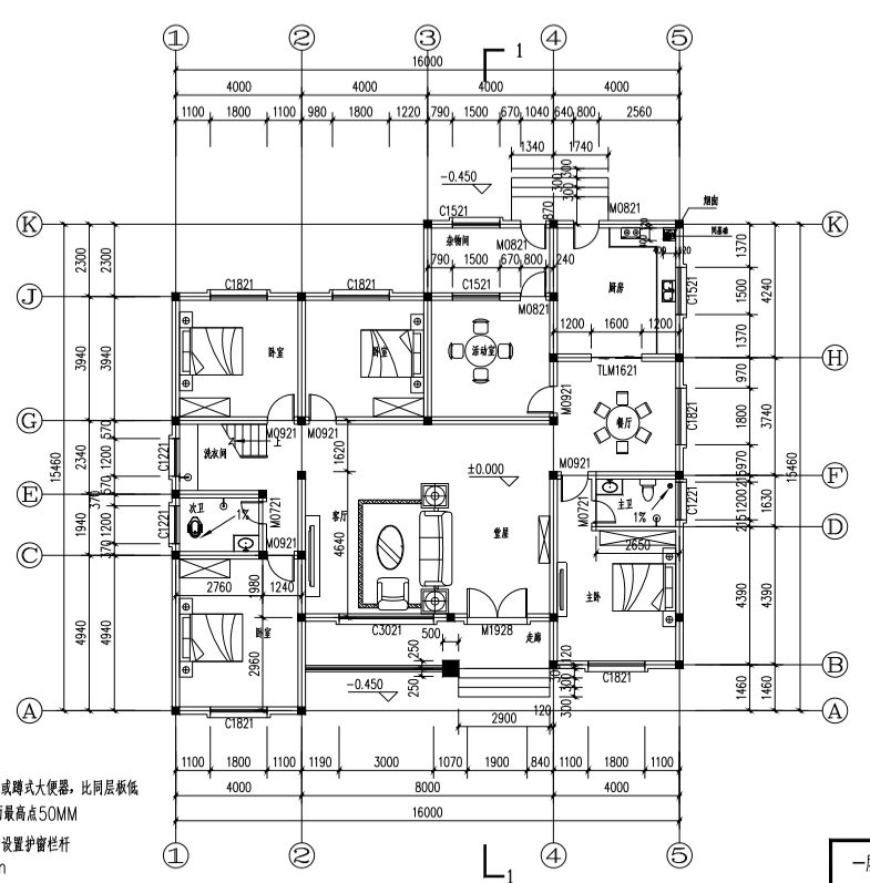 史上最全農村一層自建房設計圖大全，你想要的都在這兒了！