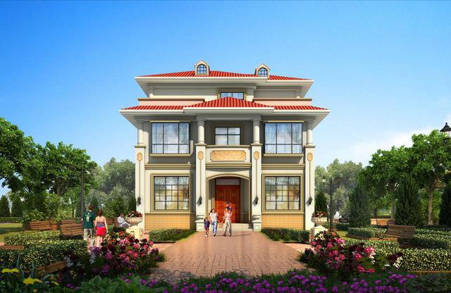 心心念念的二層半帶露臺自建房圖片，好看實用就選它了