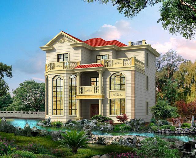 心心念念的二層半帶露臺自建房圖片，好看實用就選它了