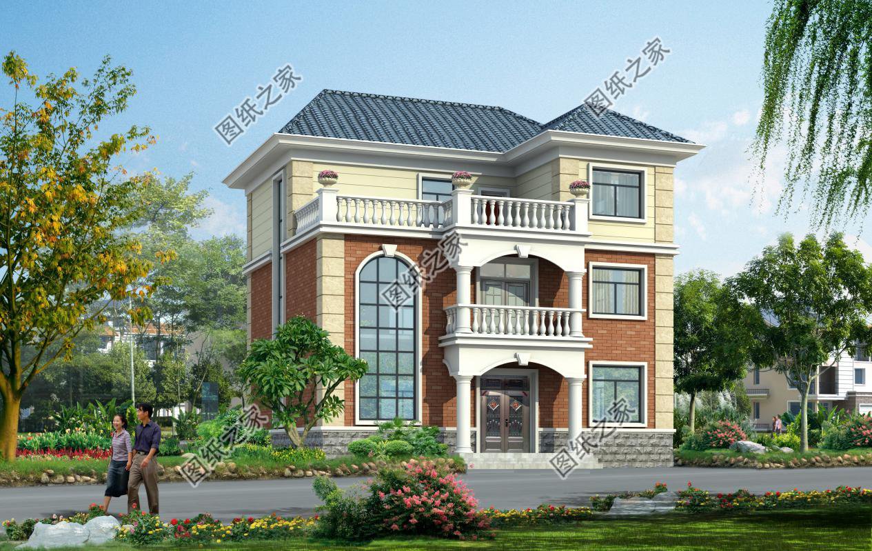 農(nóng)村三層自建房效果圖，經(jīng)濟(jì)實(shí)用，保證讓你眼前一亮