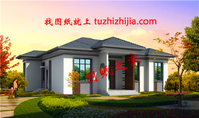 現代農村一層平房圖片，簡單大氣，看一眼你就忍不住想建