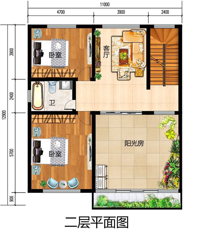 五款140平方米農村建房圖紙，造價30萬以內，這樣的設計誰不喜歡？