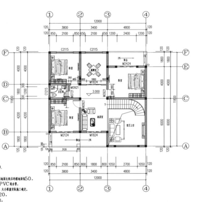 五款140平方米農村建房圖紙，造價30萬以內，這樣的設計誰不喜歡？
