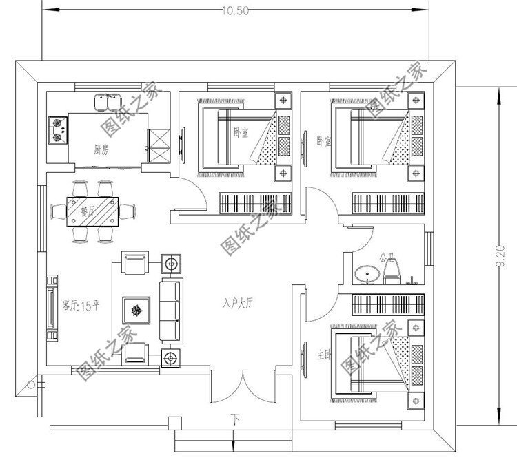 九十平米農村房屋圖，小宅基地也能建起來