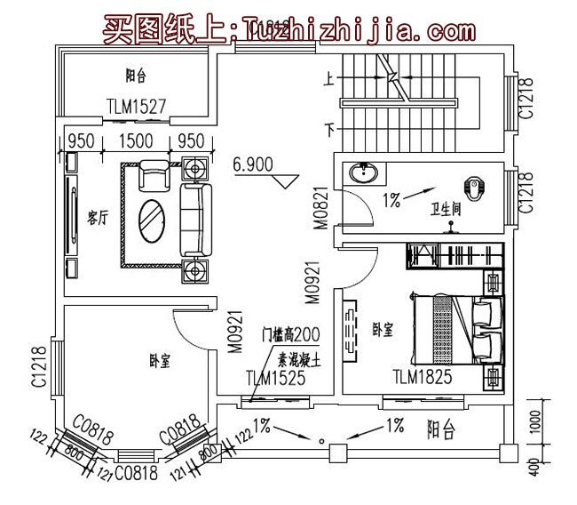 九十平米農村房屋圖，小宅基地也能建起來