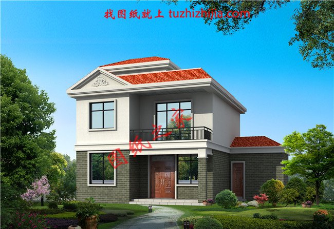 九十平米農村房屋圖，小宅基地也能建起來