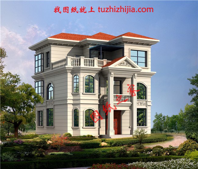 農(nóng)村二層半小戶型別墅設(shè)計圖，建一棟絕對是人生贏家