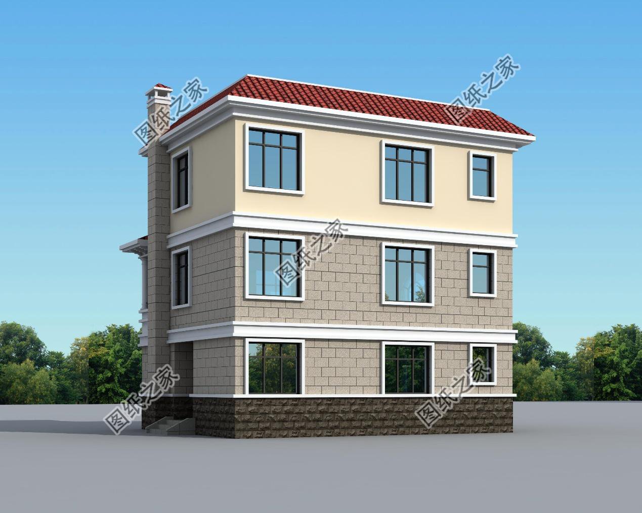 80平米農(nóng)村簡單房子效果圖，小戶型，全部送給你