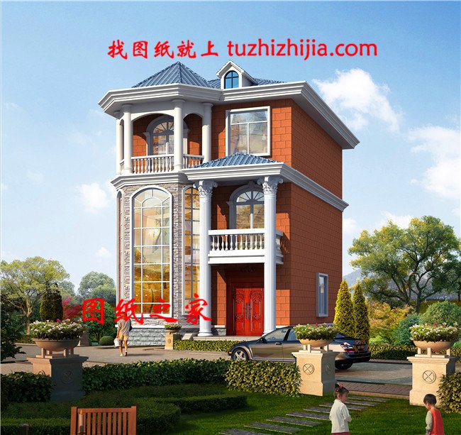 看了這四款自建房90平方米三層設計圖，你還不心動嗎？