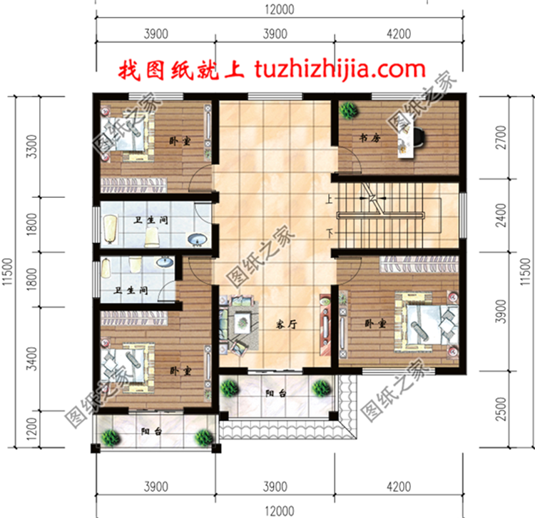 農村20萬元三層小樓效果圖，同學看了都羨慕