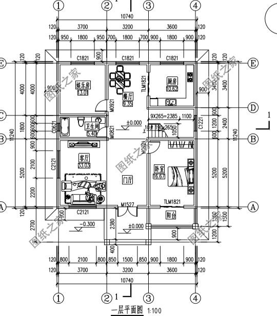 推薦4款三層自建房平面圖，簡(jiǎn)直太讓人意外了，哪里舍得不收藏一番