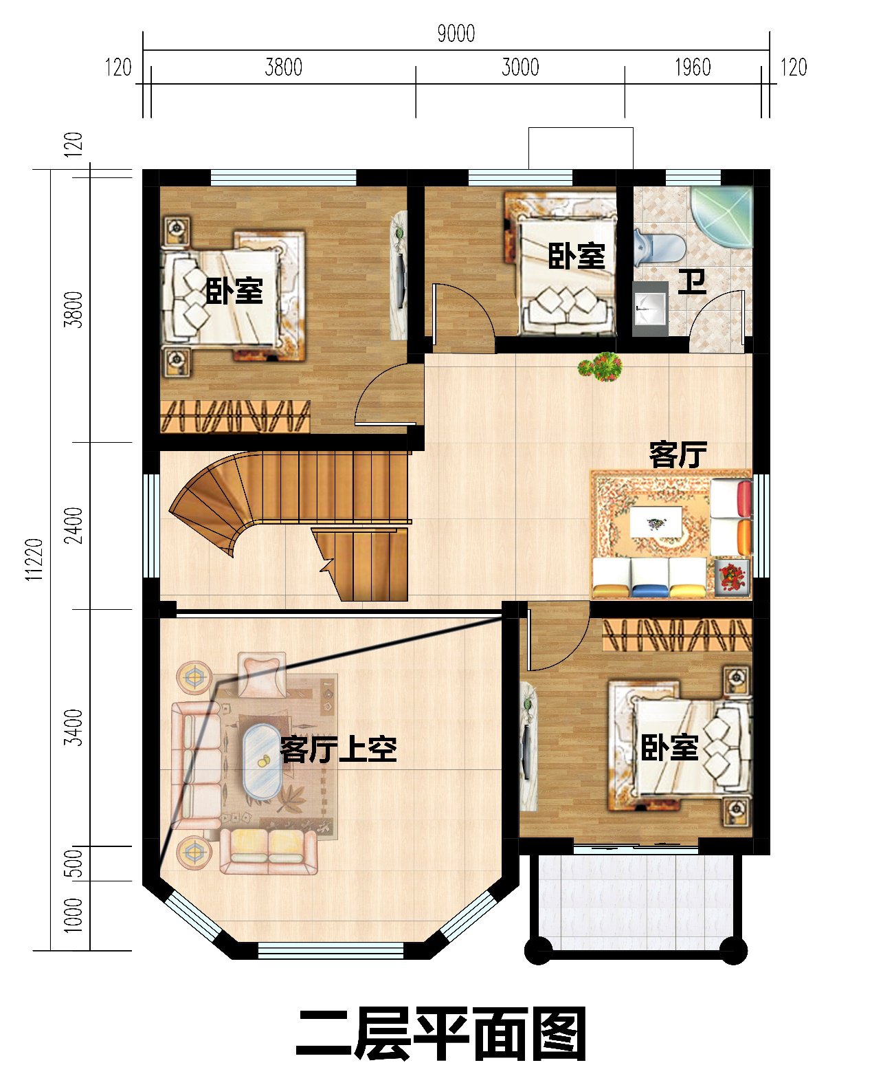 2026新款小型別墅圖，經(jīng)典耐看，戶型實用，萬一哪天就用上了