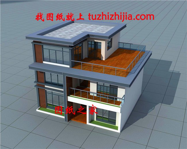 農村三間三層自建房圖，外觀時尚布局講究，經得起時間的考驗