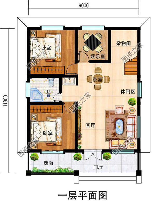 農(nóng)村三層占地90平方米自建房設(shè)計(jì)圖，簡(jiǎn)直就是小宅基地的福音