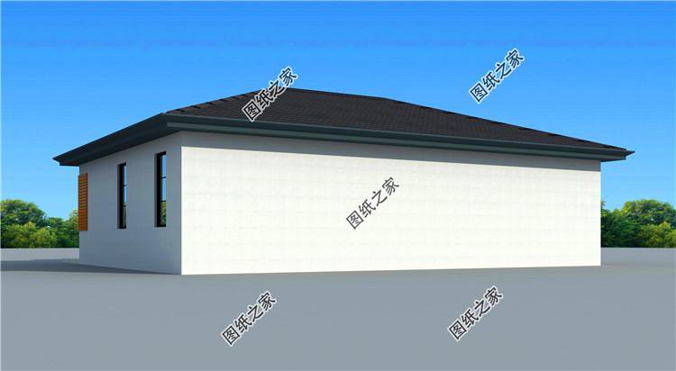 農(nóng)村一層自建房效果圖，另附4室一廳詳細(xì)圖，建房一定要看