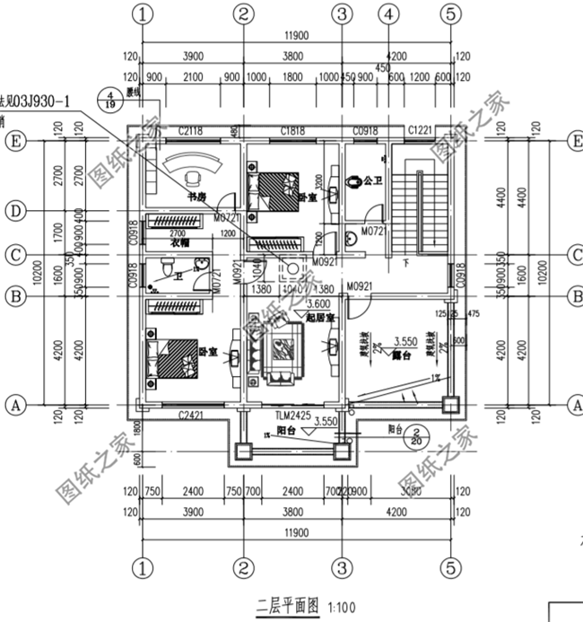 農(nóng)村120平方二層樓房設(shè)計(jì)圖，施工簡(jiǎn)單，用來養(yǎng)老最合適