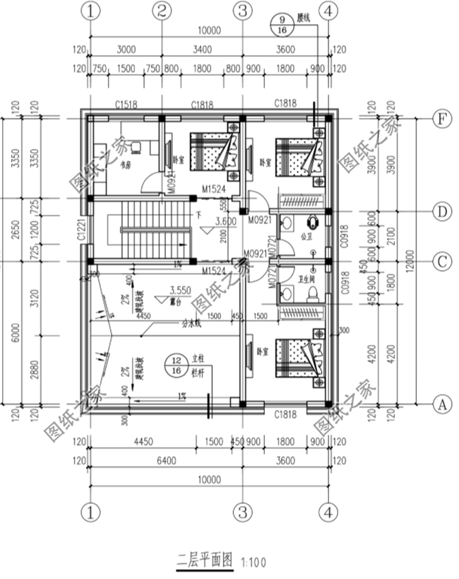 農(nóng)村120平方二層樓房設(shè)計(jì)圖，施工簡(jiǎn)單，用來養(yǎng)老最合適