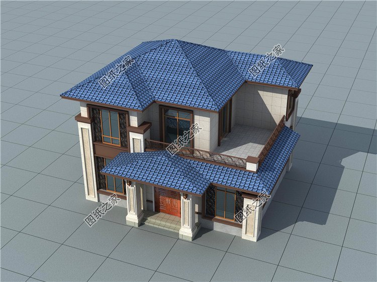 農(nóng)村自建二層樓圖，新穎大氣，你想要的樣子都有