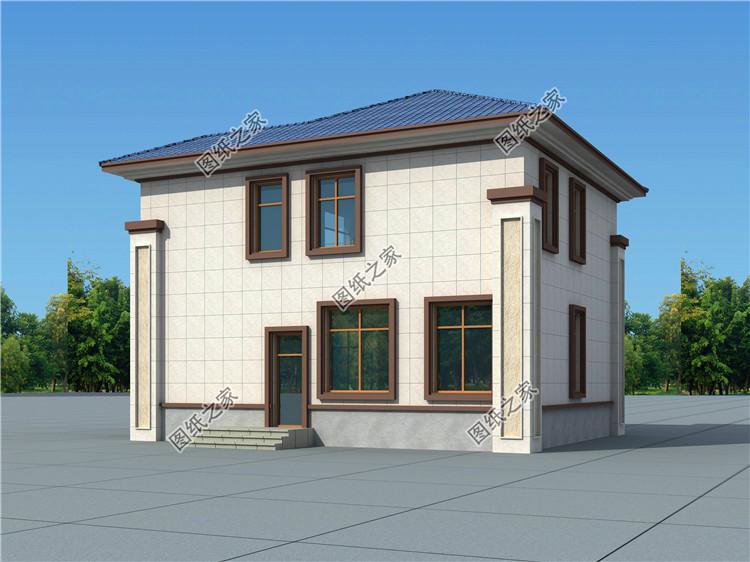 農(nóng)村自建二層樓圖，新穎大氣，你想要的樣子都有