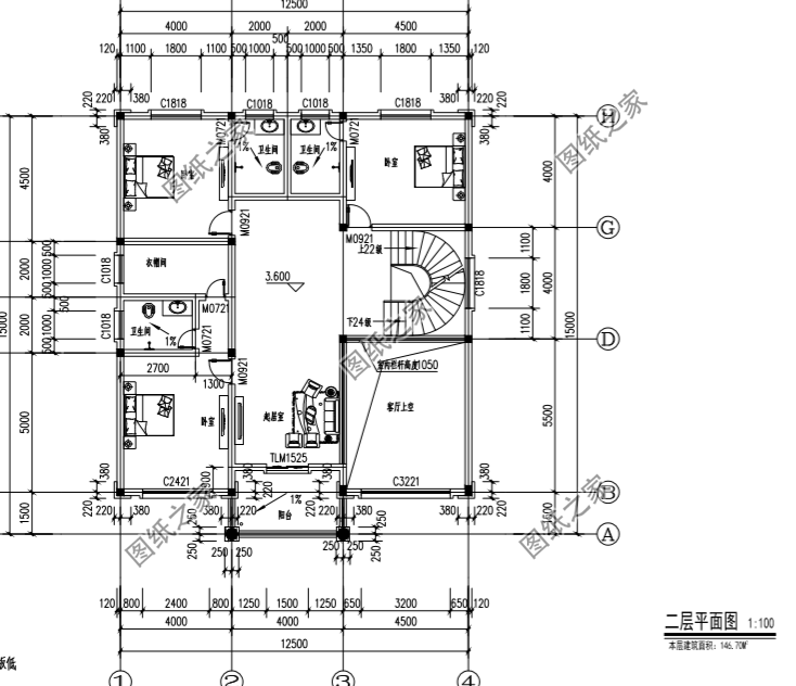 在農村建普通三層三間樓房怎么建呢？快快收藏圖紙起來