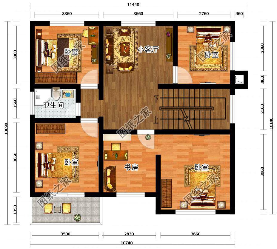 4棟不同風格的鄉村美墅，占地百平左右，小基地也能建，照樣驚艷