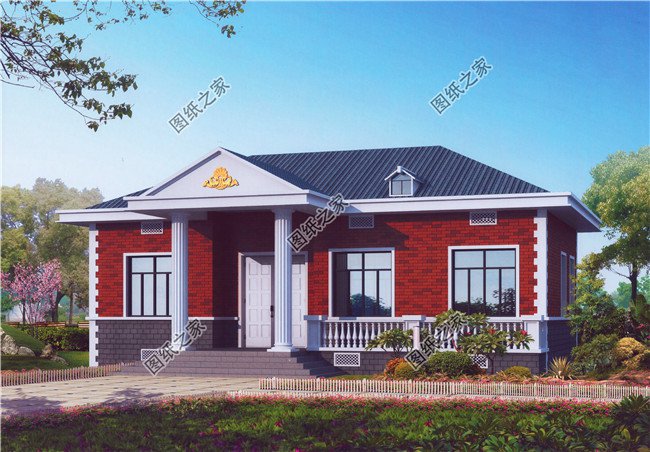 120平米農村一層樓設計圖，最實用的設計圖紙都在這兒了