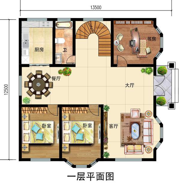 廣東農村自建房圖，簡約大氣，想低調都不行