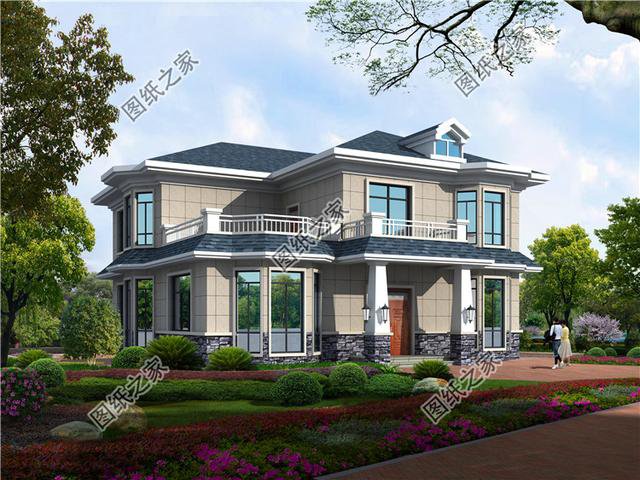 廣東農村自建房圖，簡約大氣，想低調都不行