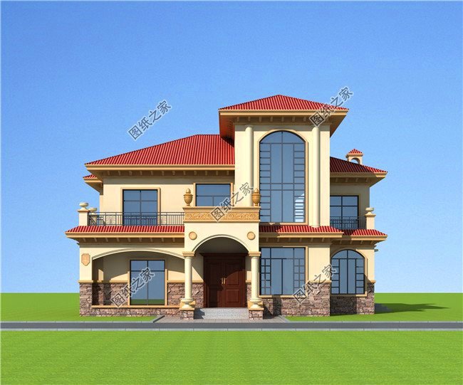 四套農村30萬元二層小樓圖，大面積住宅用戶你們的福利來啦