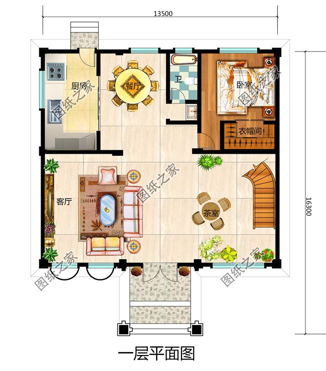 五套四層超豪華別墅外觀圖，這樣的房子簡直太帥啦！
