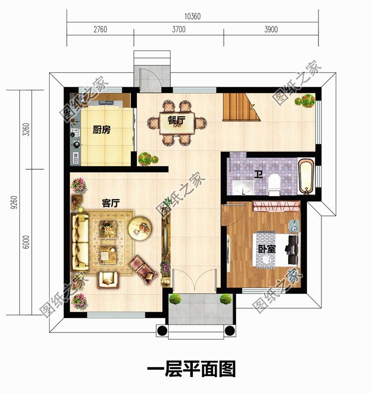 農(nóng)村90平米二層設(shè)計(jì)圖，小宅基地蓋起來(lái)照樣驚艷