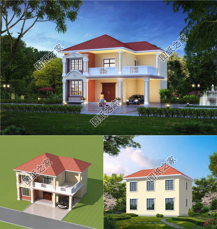 農(nóng)村90平米二層設(shè)計(jì)圖，小宅基地蓋起來(lái)照樣驚艷