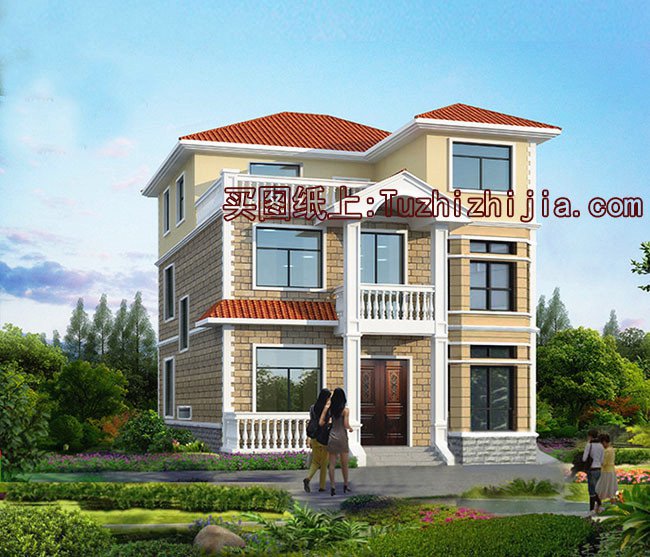 農(nóng)村90平米二層設(shè)計(jì)圖，小宅基地蓋起來(lái)照樣驚艷